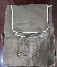 Брезентовый рюкзак (серый и синий)