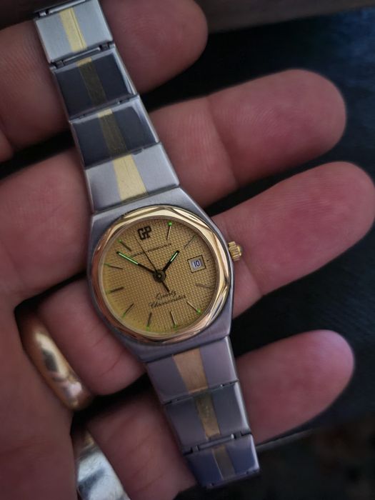 Girard Perregaux Laureato Quartz Chronometer ref. 4265 aur și oțel