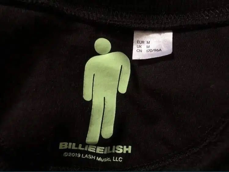 Billie Eilish merch