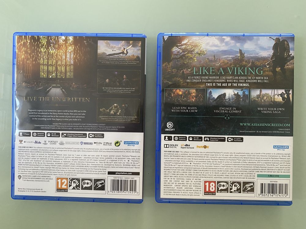 Assassin’s Creed Valhalla / Hogwarts Legacy PS5