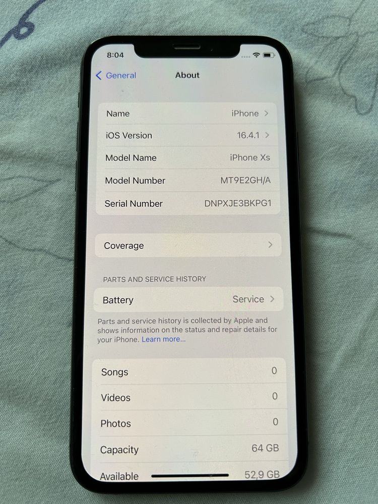 Продавам смартфон Apple iphone XS 64gb+Подаръци