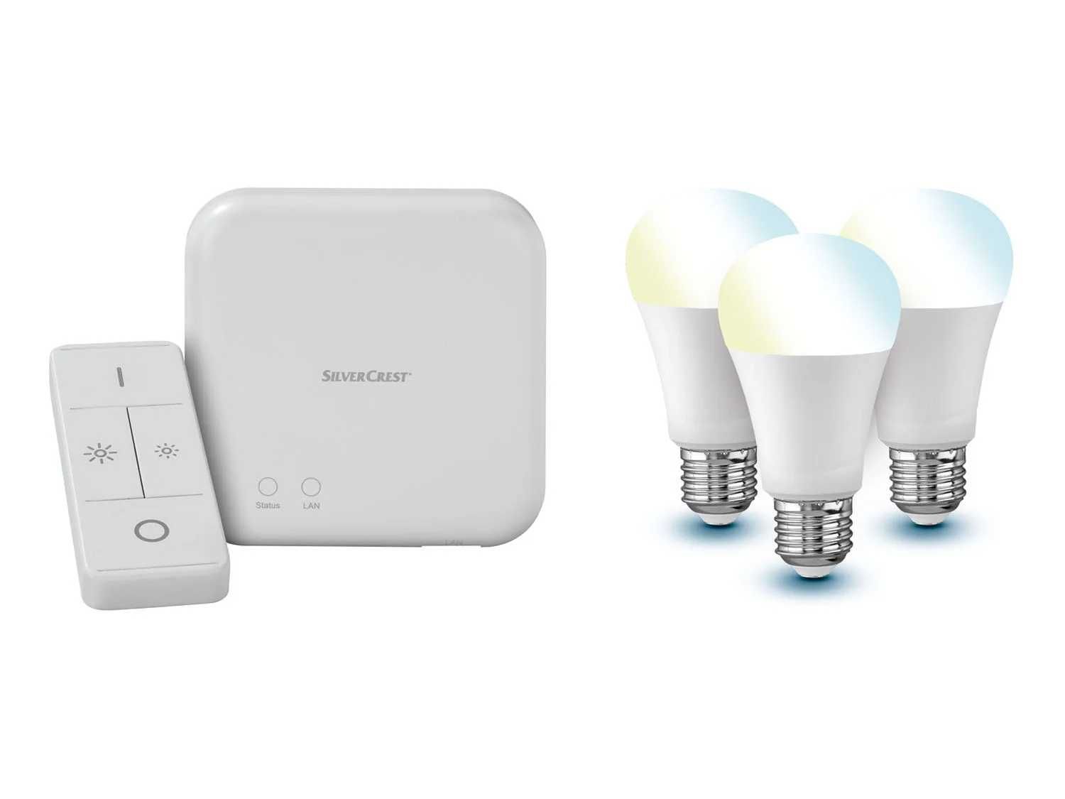 Смарт лед крушки с димер 3бр дистанционно рутер Zigbee RGB - 2 вида