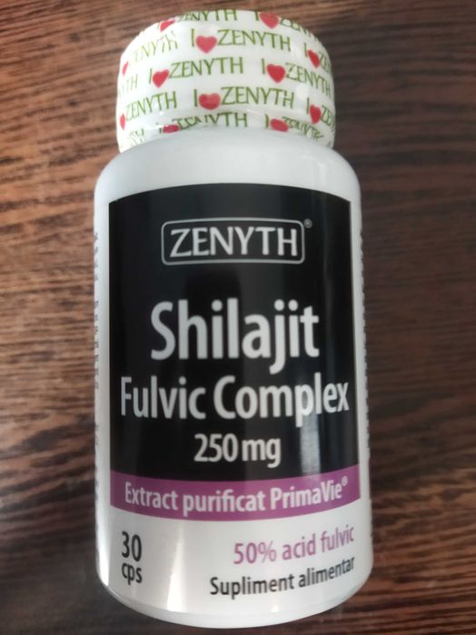 Shilajit Fulvic Complex 250mg, 30 caps, Zenyth o cutie
