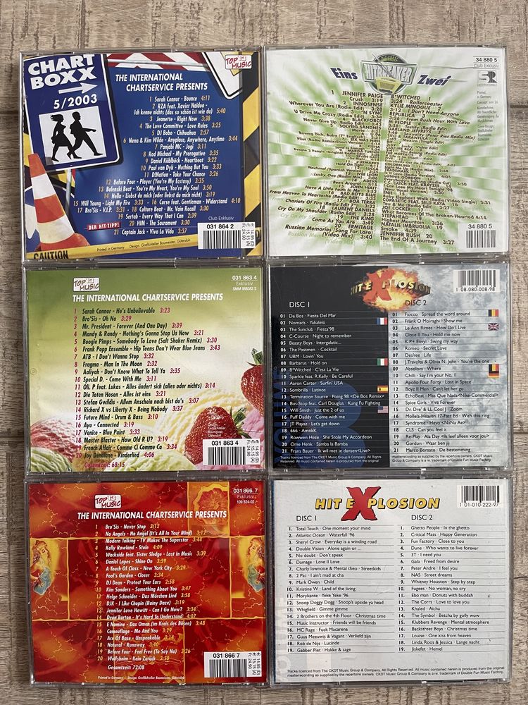 Cd-uri Compilatii originale Dance/Eurodance anii 90 si 2000