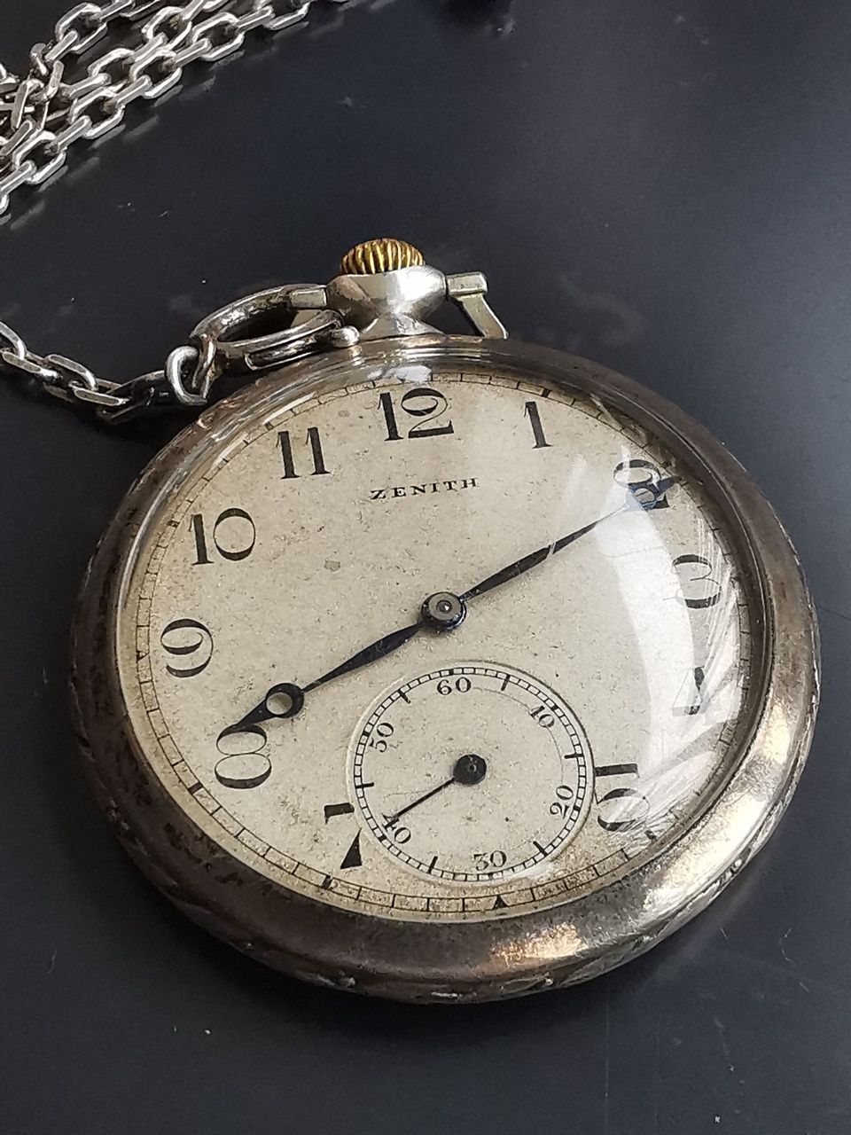 Ceas de buzunar ZENITH Argint 48 mm
