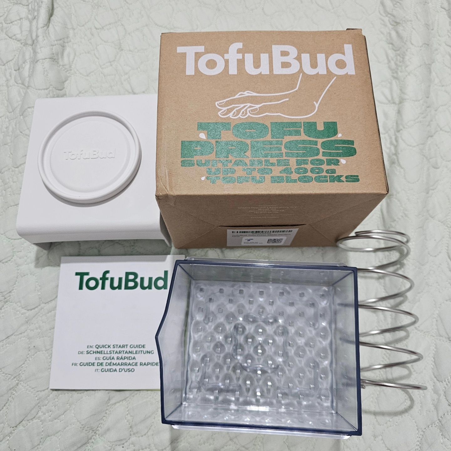 TofuBud Tofu Press - Tofu Press - Tofu Maker pentru Tofu solid sau ext