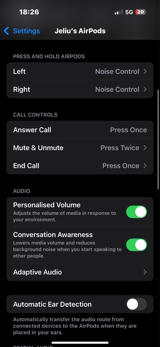 Слушалки AirPods 4 ANC