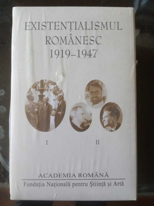 Editie  de  lux  2 volume   Existentialismul  romanesc