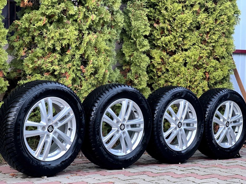 Jante Originale Seat Ateca cu anvelope noi de iarna 215.60R16 !
