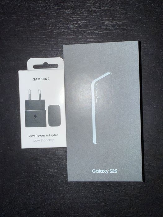 Samsung S25 256GB с 2 години гаранция и оригинално зарядно