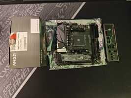 Kit itx AMD Ryzen 5 5600g + ASUS ROG b450-i Strix Wi-Fi 6 RGB 2x M.2