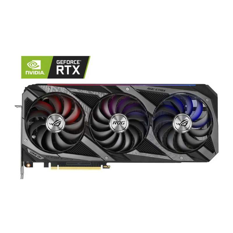 Placa video ASUS GeForce RTX 3090 ROG STRIX O24G 24GB GDDR6X 384-bit