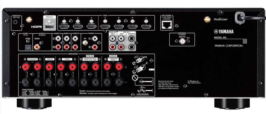 YAMAHA RX V6A Home Theater Receiver