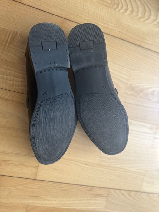 Pantofi mocasini negri barbatesti dechatlon