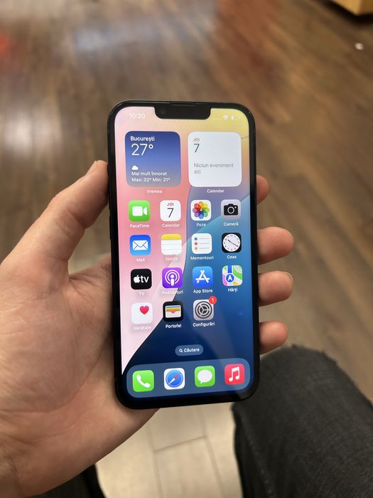 iPhone 14 128GB Midnight – Estetic impecabil, ecran nou, baterie 87%