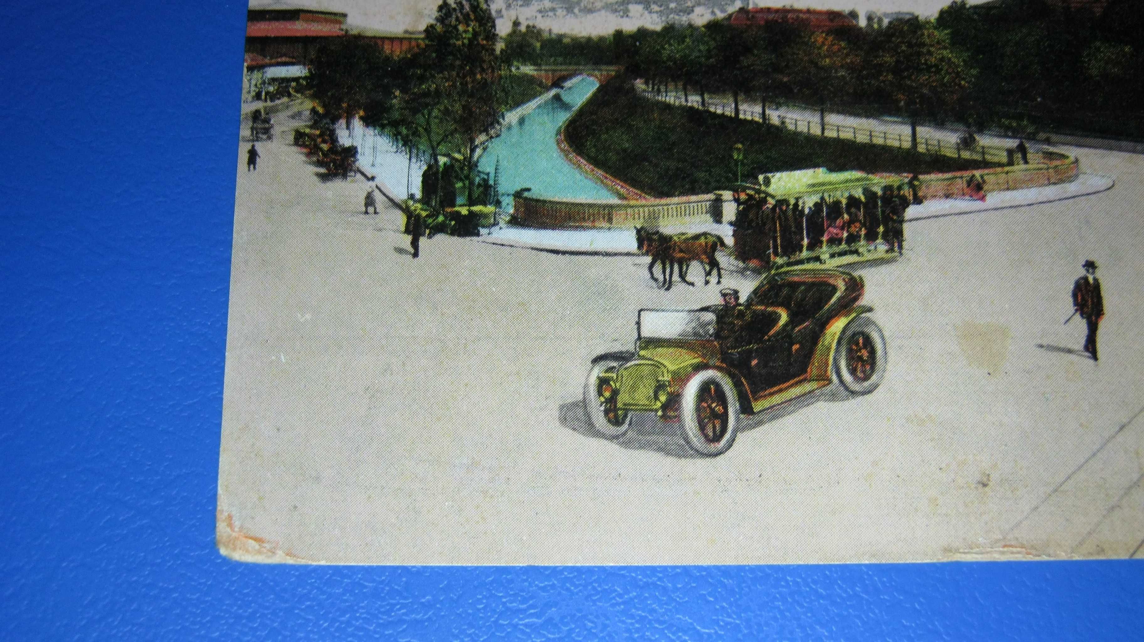 Ilustrata veche/Carte Postala,BUCURESTI.Calea Rahovei,Tramcare,1915.