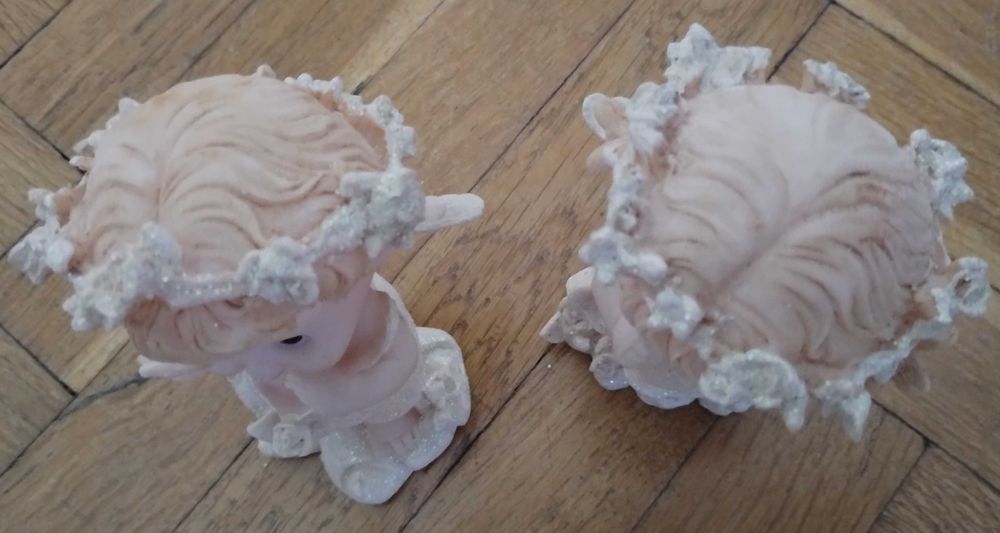 Фигурки на Ангели (момче/момиче) от смола (14х7см.)