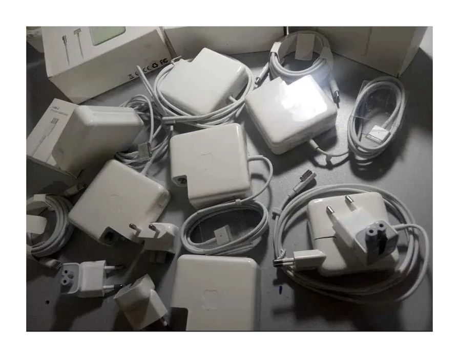 Apple зарядка от MacBook Power Adapter mag-safe и Type-C блок питания.