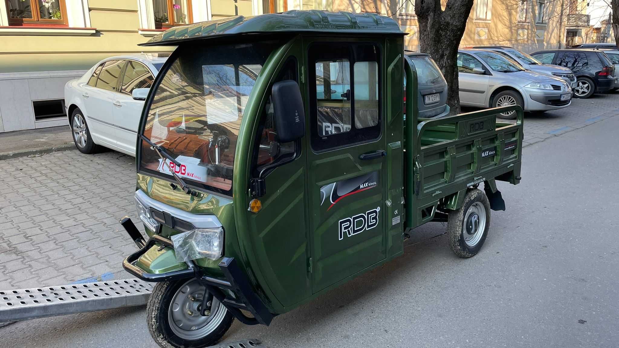 Triciclu Electric MAX-KLASS CARGO FARA permis