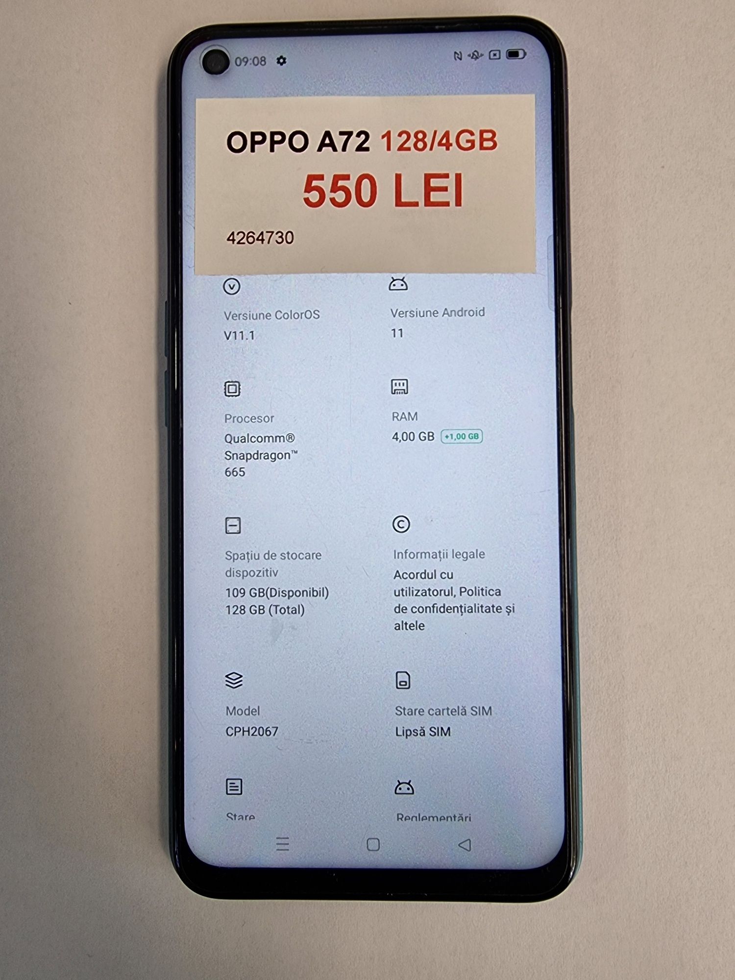 OPPO A72 128/4GB•Amanet Lazar Crangasi•42647