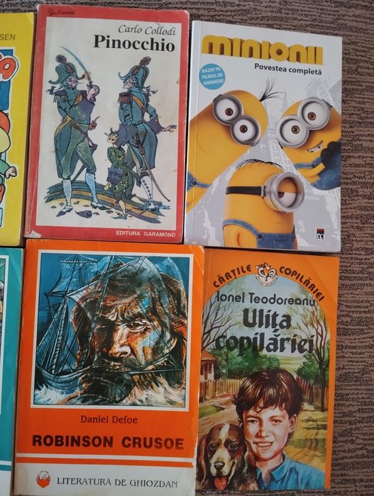 Lot cărți (Minionii,Robinson Crusoe etc)