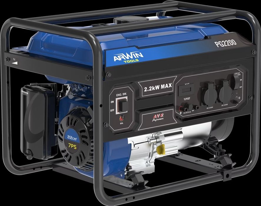 Generator de curent pe benzina 2,2kw 4t 7hp
