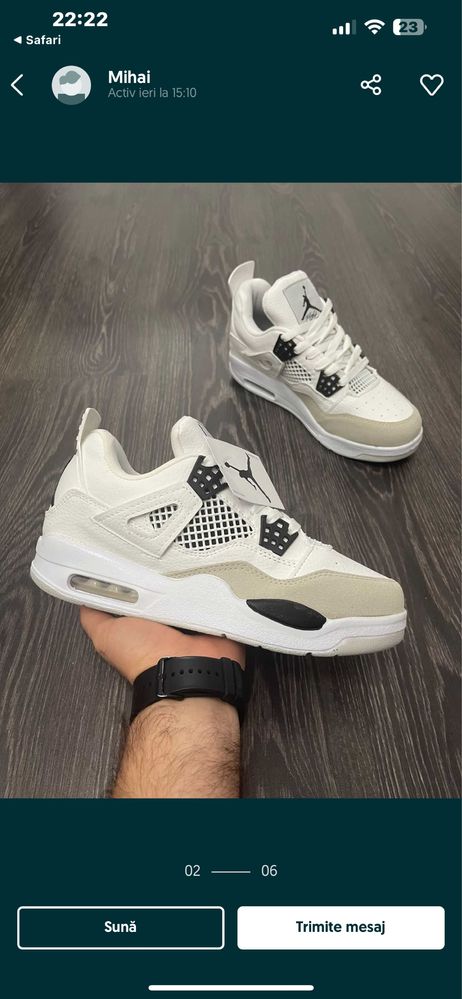 Jordan 4 Military Black