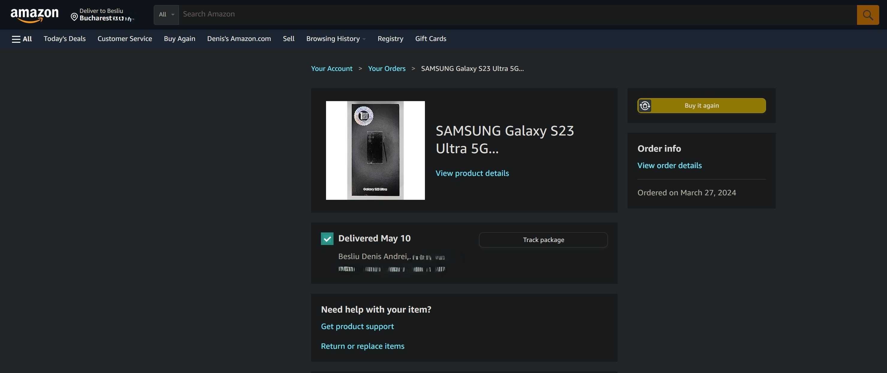 Vand/Schimb Samsung Galaxy S23 Ultra/Nou