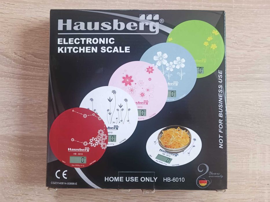 Cântar de bucătărie Hausberg HB-6010 – Nou, sigilat