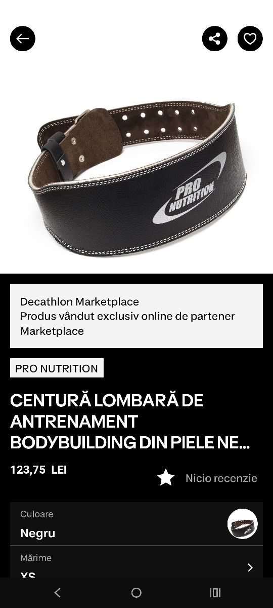Centura fitness xl