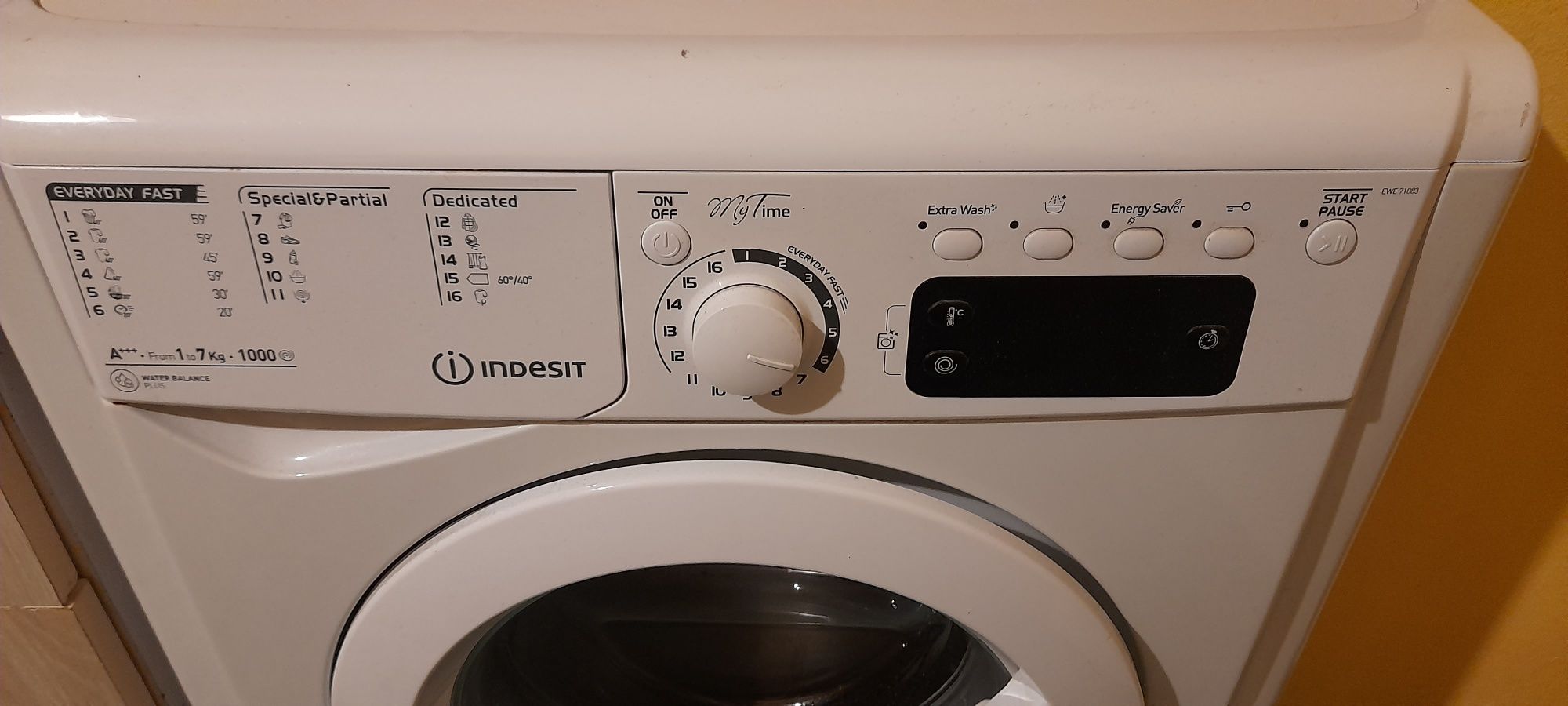 Пералня Indesit EWE 71083 W EU A+++ 7.0 kg 1000 oб/minИНВЕРТОРЕН МОТОР