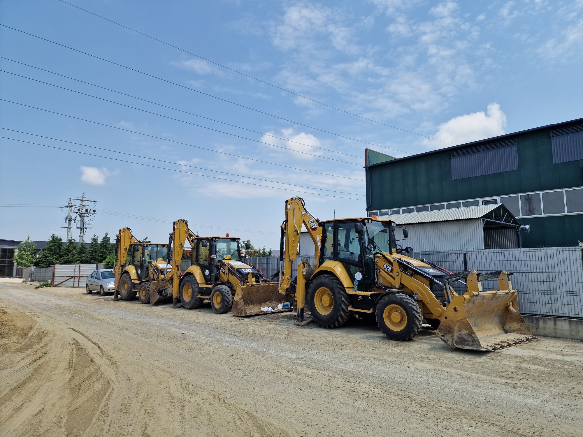 Inchirez Buldoexcavator, excavator, buldo, miniexcavator