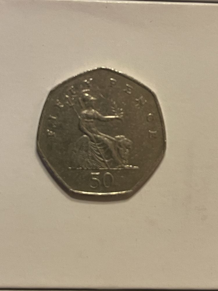 Moneda 50 pence 1997 Marea Britanie