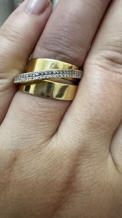 Кольцо золото 585 проба Италия