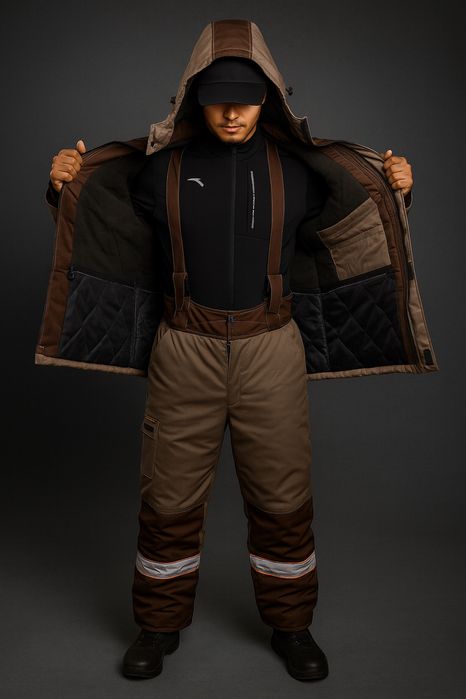 Спецодежда утепленная зимняя, высокого качества