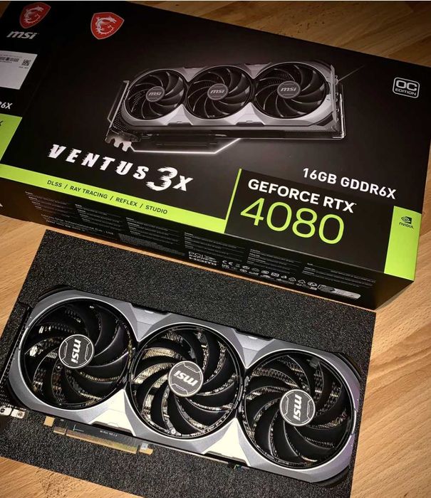 Vând placa video MSI VENTUS GeForce RTX 4080 SUPER 16Gb 3X OC