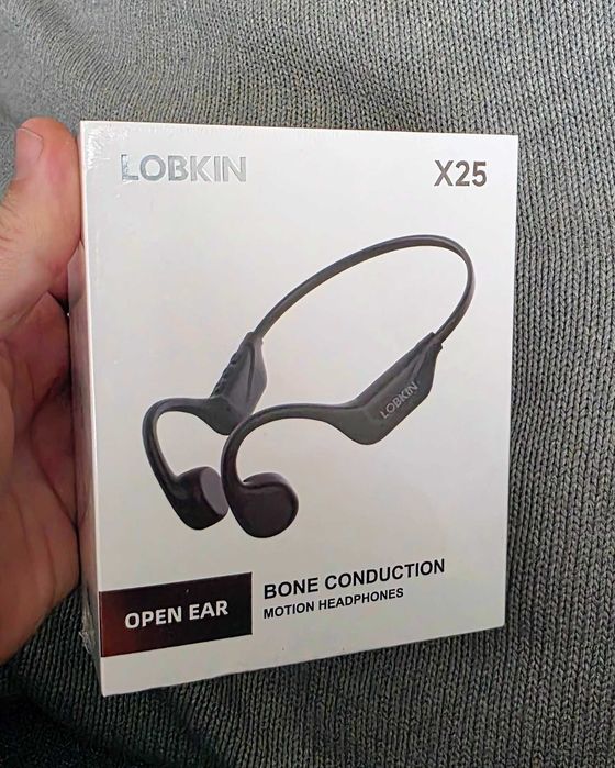 Casti LOBKIN X25 Bone Conduction BT 5.4 - Open Ear (ca Shokz OpenRun)