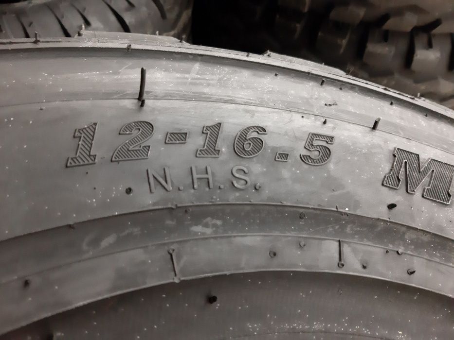 12-16.5 Anvelope noi industriale Cauciucuri cu 12PLY rezistente