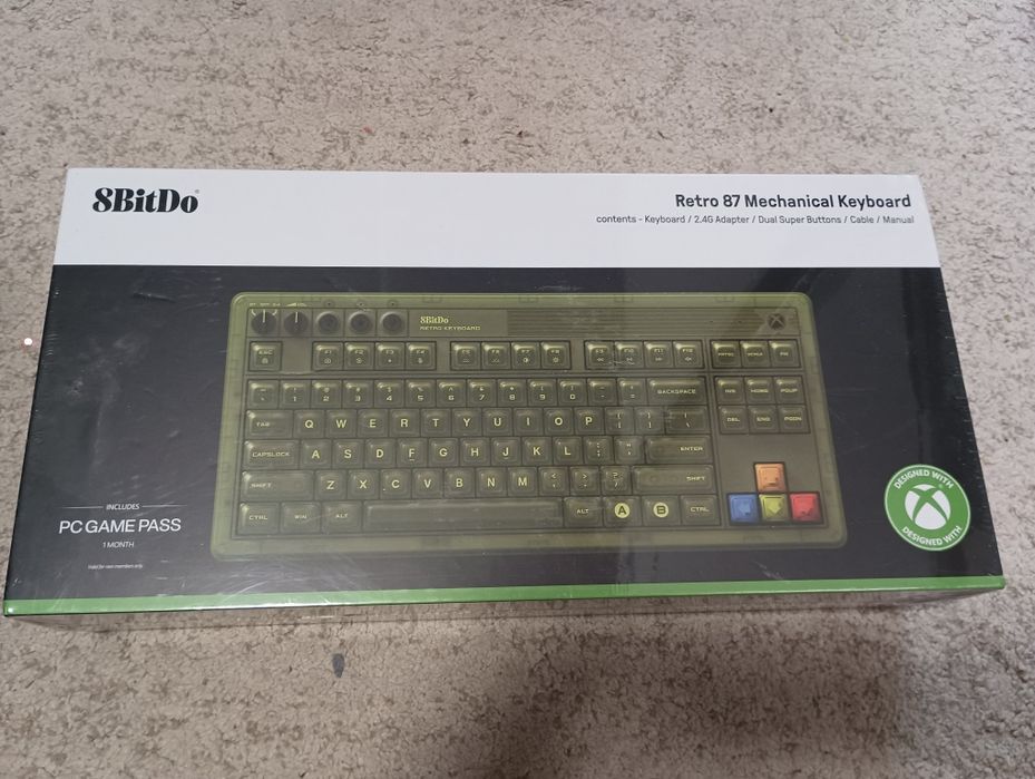 Tastatura Gaming Wireless Sigilata -8Bitdo Retro 87 Mechanical+Butoane