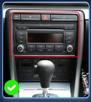 Мултимедия 9" Android 13 за Audi A4 S4 B6 B7 навигация CARPLAY RDS GPS