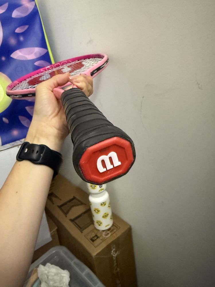 Wilson Burn Pink 25 Junior Tennis Racket тенис ракета
