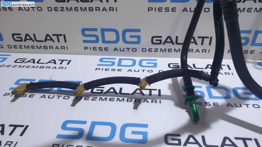 Set Conducta Conducte Furtun Furtunuri Alimentare Rampa Retur Injectoare Combustibil Motorina Peugeot 207 1.6 HDI 2006 - 2015 Cod SDGM76