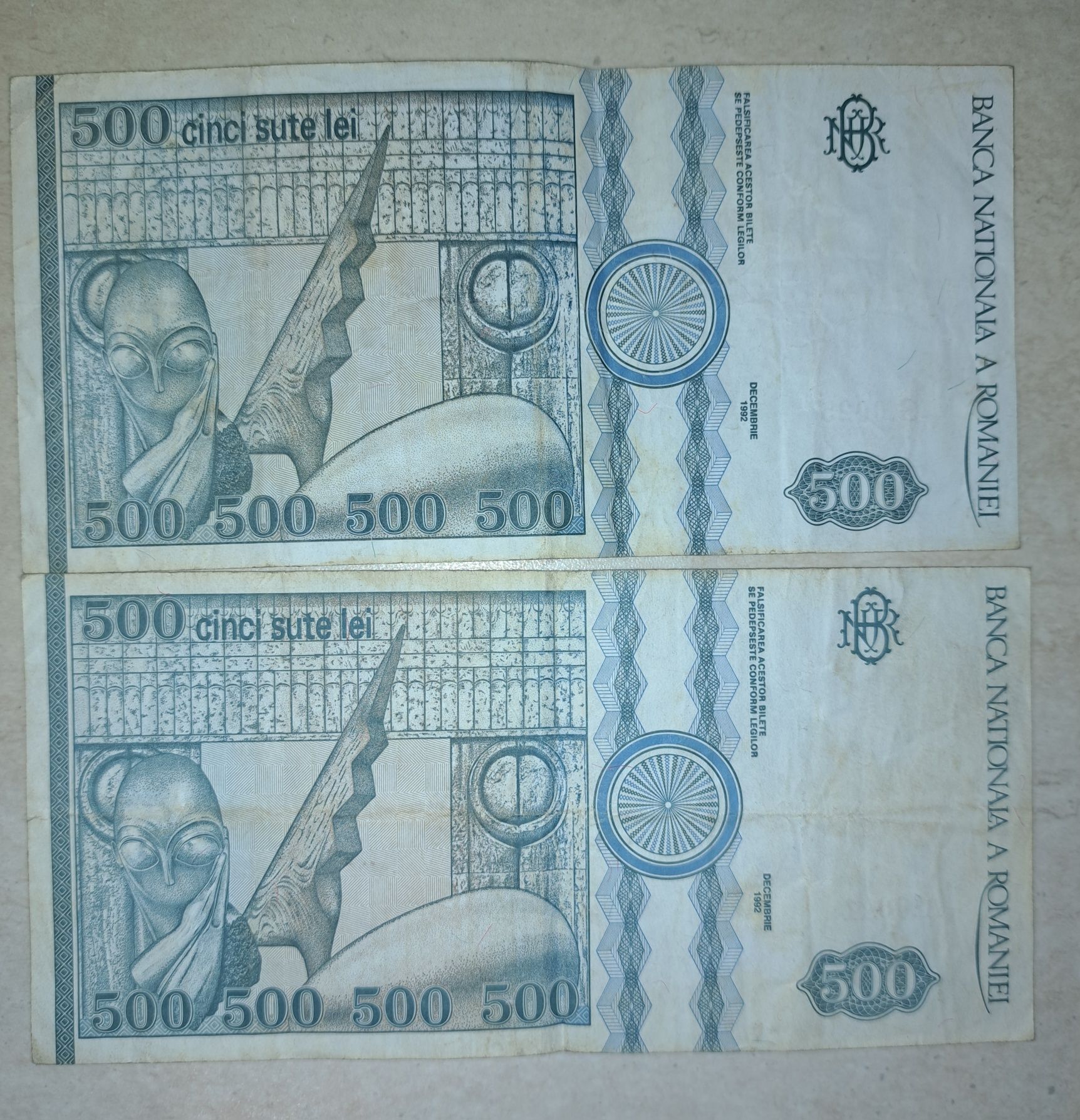 Vand bancnote vechi de 500 lei