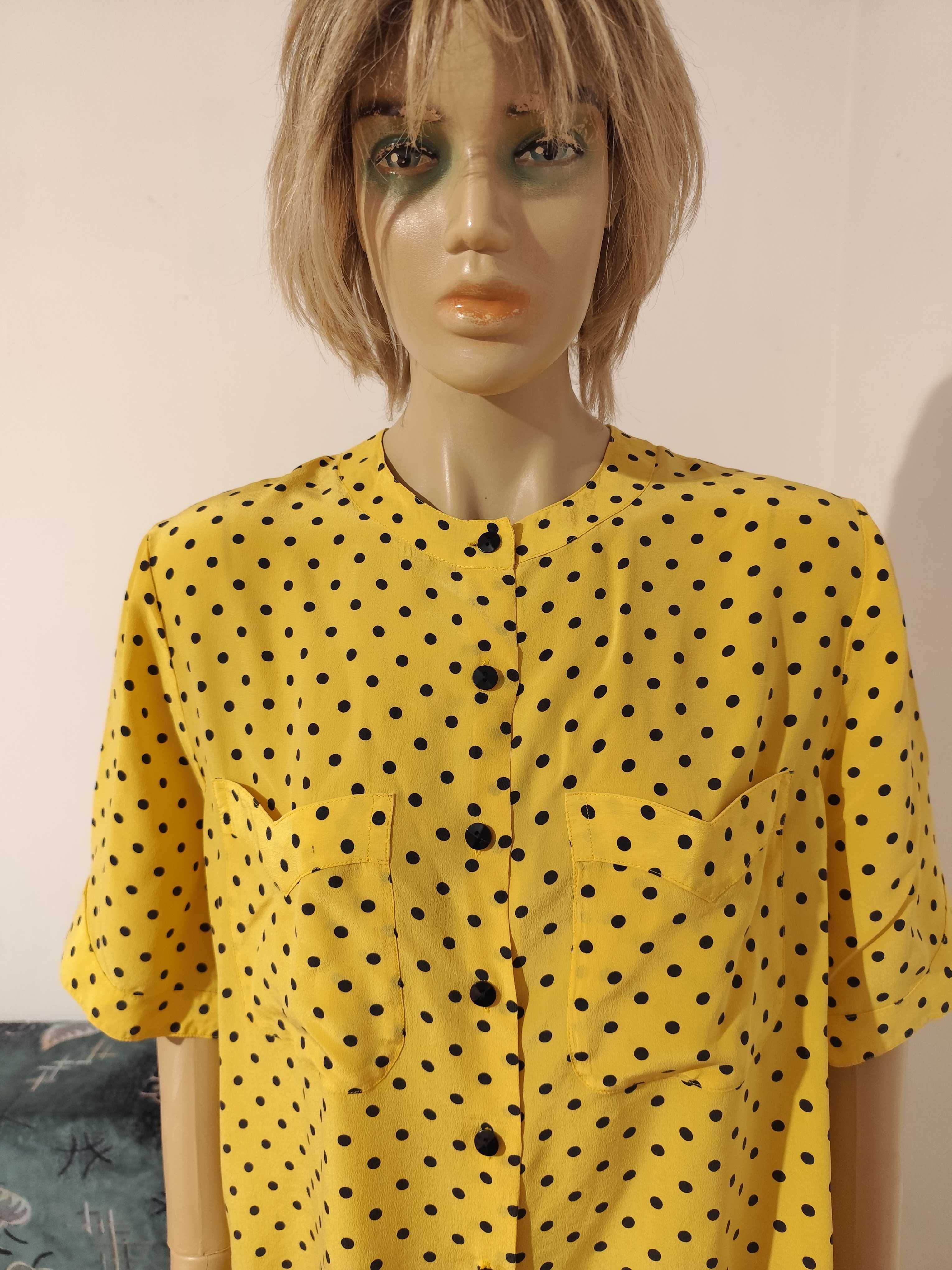 Bluza de matase naturala ROSITTA-masura 42-44-Noua!