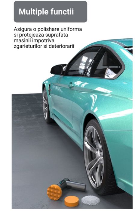 Masina de Polisat Auto Portabila. Se vand si separat 3 Discuri Polish