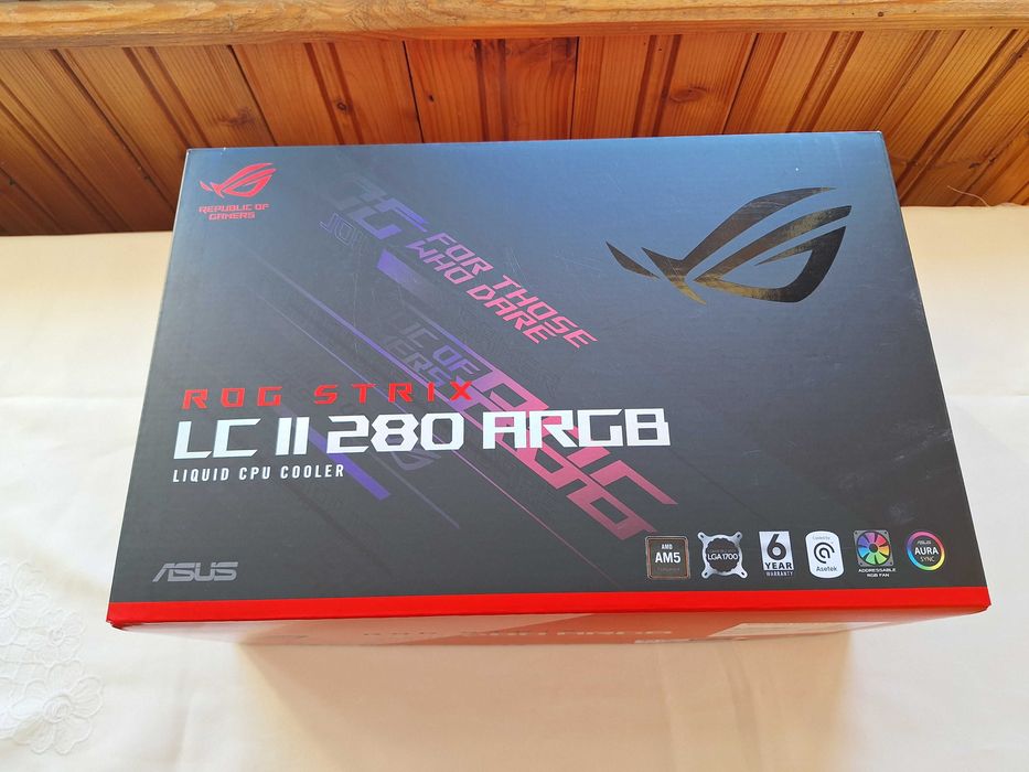 Cooler Procesor AIO, Asus ROG STRIX LC II 280 ARGB Black - in garantie