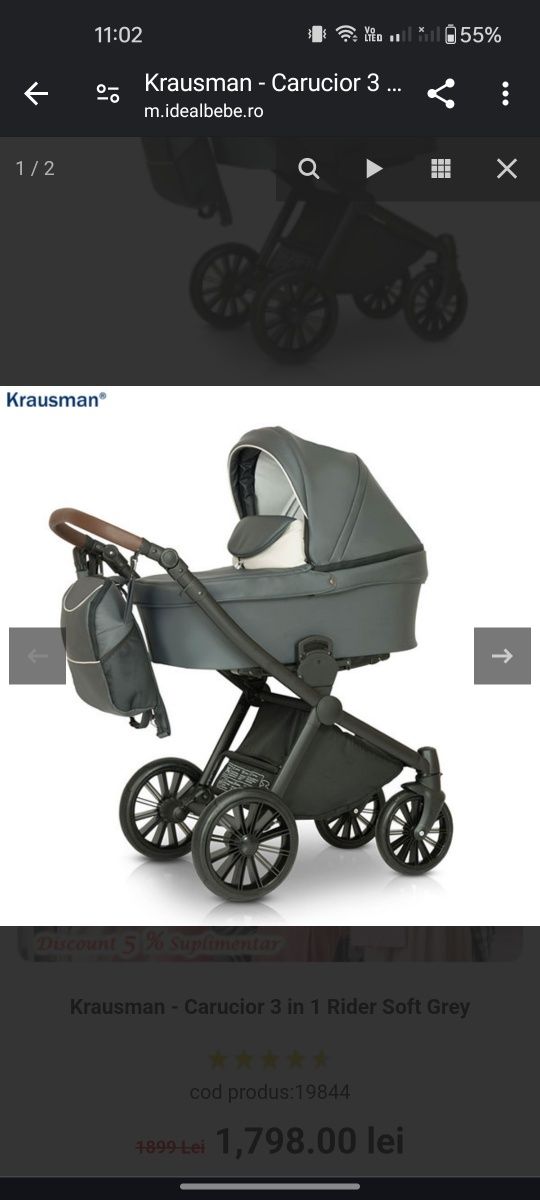 Carucior Krausman 3in 1