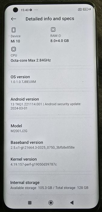 Xiaomi Mi 10 128Gb