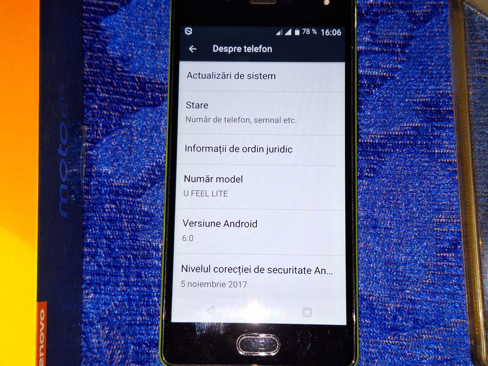 Telefon mobil Motorola Moto E6 Play, Dual SIM, 32GB, 4G