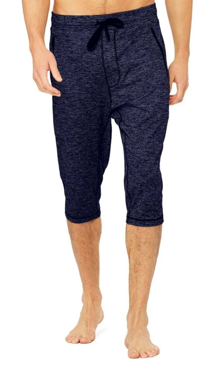 Pantaloni sport barbati L AloYoga noi bleumarin